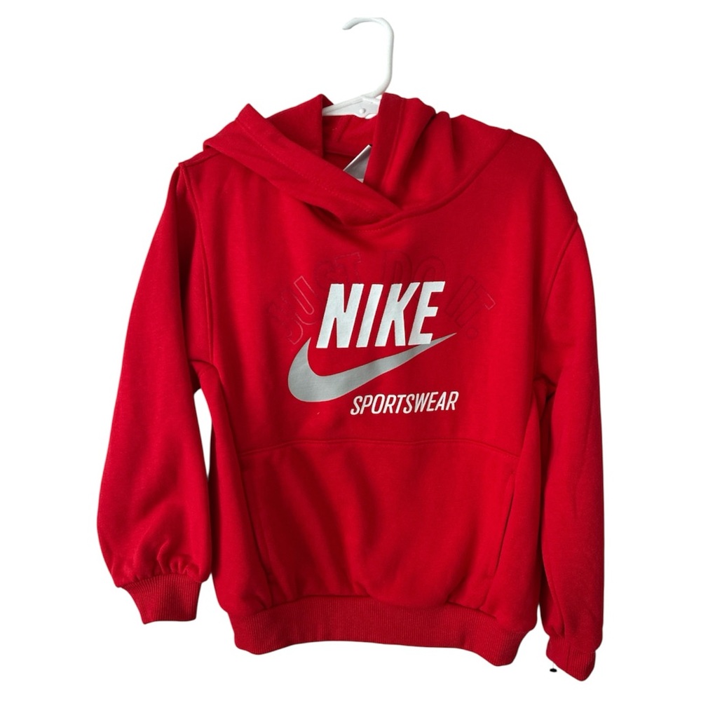 Nike Kids Red Sportswear Hoodie size 6 new